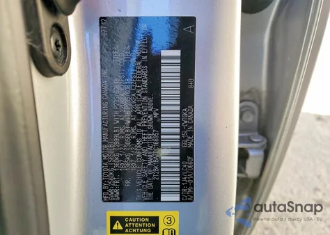 2013 Lexus Rx 350 Base z USA, uszkodzony, nr VIN 2T2BK1BA7DC166957